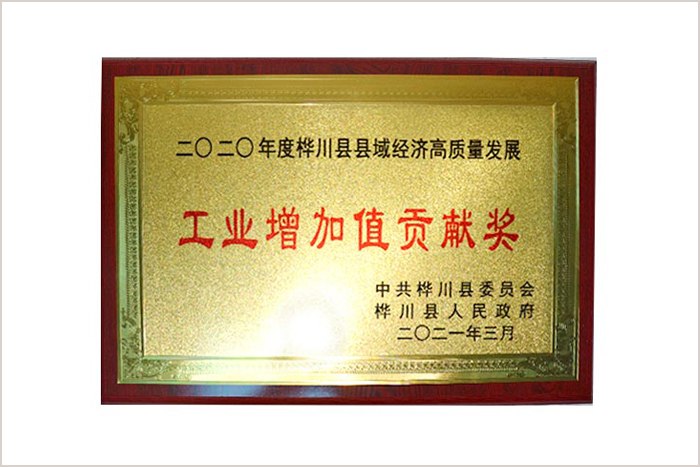 工業(yè)增加值貢獻(xiàn)獎(jiǎng)
